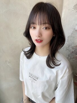 アフロート ルヴア(AFLOAT RUVUA) 20代30代大人かわいいセミロングヘア★シフォンブランジュ