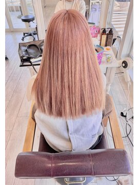 ゼロ(ZERO) 【ダブルカラー】春香るアプリコットブロンドカラー♪