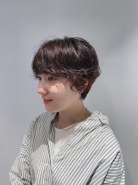 モアナ バイ ヘッドライト 武蔵小杉店(Moana by HEADLIGHT) 朝のセットが楽になるハンサムショートパーマ