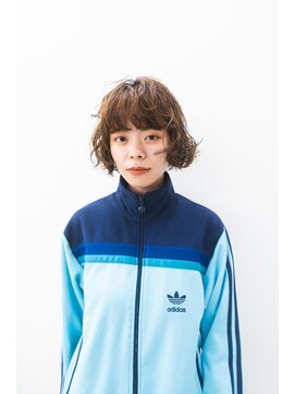 ユートゥイーズ つくば(U too e's) 《Utoo e's つくば美容室 》ルーズでキュートなパーマボブ