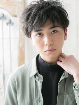 モッズヘア メン 上尾東口店(mod's hair men) ラフな質感で遊ぶ！ツイスパのエアリーソバージュマッシュT上尾