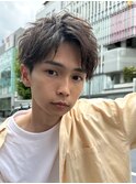 爽やかナチュラルショート×ソフトツイストスパイラルパーマ