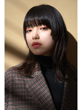 シーム(SEAM) マッシュ/重めバング/ミディアム/ミディアムウルフ