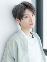 イオ 本厚木(io)&nbsp;ハンターパートアッシュブラックメンズカットビジネス束感短髪