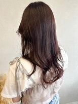 ミュラ(mulah)&nbsp;ブリーチなし透明感カラーピンクラベンダー＊ゆる巻きくびれヘア