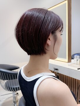 ロンド ロワール 門前仲町(Lond Loire) ボブショートボブ縮毛矯正ベージュグレージュ門前仲町