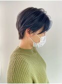[freesha＊arai]ハンサムショート×フェイスフレーミングブルー