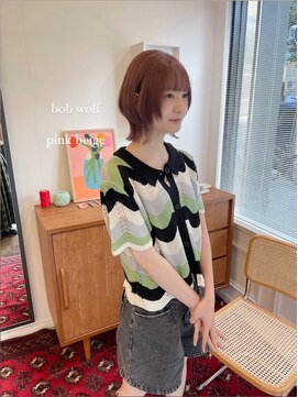 ヘアーアイスカルテット(HAIR ICI QUARTET) 20代30代大人可愛い透明感ピンクブラウンケアブリーチ小顔