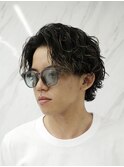 サーフカール スパイラルパーマ メンズパーマ ウルフ