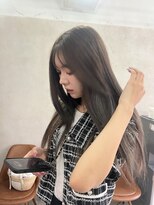 アジールヘア 東上野店(agir hair)&nbsp;大人可愛い大人美人ふんわりカール小顔カットショコラアッシュ