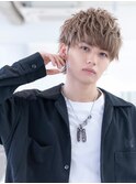 ミルクティーベージュ/ハイトーン/2wayバング