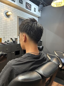 スマイルヘアー 板橋店(Smile hair) フェード×アップバングショート