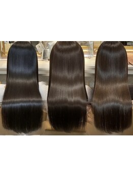 [髪質改善カット＋美髪縮毛矯正+髪質改善TR￥16980]潤いと柔らかさをプラスし滑らかな指通りを実現[仙台]