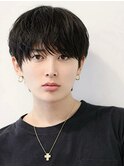 シースルーセミウェットマッシュウルフ
