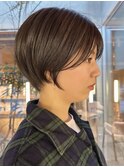 黒髪ショート/20代/30代/40代/マッシュショート