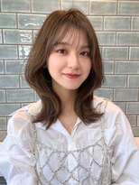 ロンド ボーイ 表参道(Lond BOY)&nbsp;暗めカラー/姫カットレイヤー/マロンベージュ/くすみベージュ