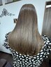 #髪質改善(ロング)酸性ストレート+カット+トリートメント