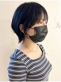 *滝田*小顔ショートウルフ20代30代40代50代暗めカラーアッシュ