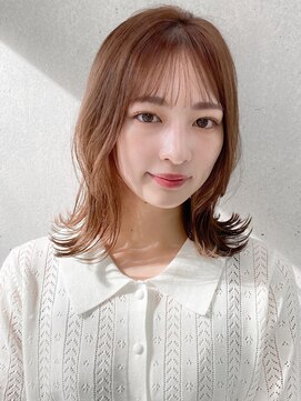 エトラ 渋谷店(etora) 前髪 外ハネボブ 暗めカラー グランマッシュ デザインカラー"