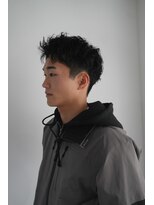 イル 天神大名店(ill)&nbsp;ツイストピンパーマ／メンズショート　天神/大名