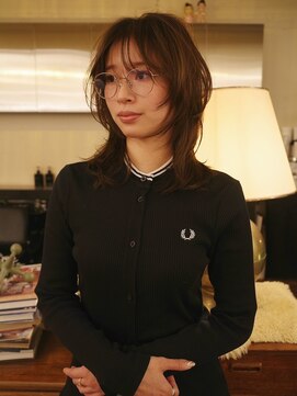 ランプ 代官山(the lamp) 20代大人美人ブリーチなし冬透明感チョコレートブラウンレイヤー