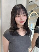 ロンドリメゾン 原宿(Lond re Maison.)&nbsp;韓国顔周り/ハイレイヤーカット/ミディアムレイヤーカット/原宿