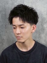 プレミアムバーバー 赤坂店(PREMIUM BARBER produce by HIRO GINZA)&nbsp;ピンパーマアップバングショート