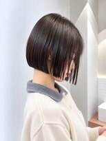 フォト 新宿三丁目(foto) 髪質改善縮毛矯正地毛風ストレート切りっぱなしボブ