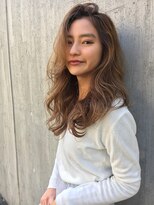 リマ(RIMA)&nbsp;【RIMA】 外国人風☆かきあげたラフなニュアンスロング