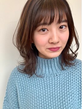 マッシュ チャヤマチ(MASHU chayamachi) 春仕様 ミディアムボブ