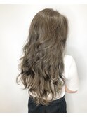 __ニュアンスハイライト×スモーキーベージュ×ほつれウェーブ