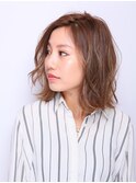 〈ラピッシュ桜田店〉似合わせカットこなれミディスタイル