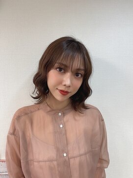ルフレ 新宿本店1st(Reflet) 《波ウェーブボブスタイル》#新宿#新宿三丁目#髪質改善