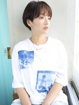 バース(BIRTH)&nbsp;天神【BIRTH】マロンベージュ×耳かけマッシュショート　2