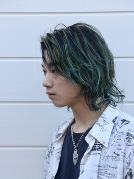 スニップ(snip) グリーンハイライト×ミディアムレイヤー