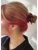 ランデブー ルノン(Rendez Vouslunon)&nbsp;インナーカラー　インナーレッド