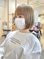 リーフ 王寺店(LEAF≠)&nbsp;大人可愛いハイトーンボブ