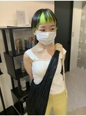Y137_  ミントグリーン ×インナーカラー