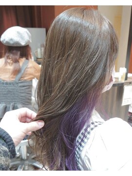 アヴァンス 和泉中央店(AVANCE) 艶髪×インナーカラー×ラベンダーカラー