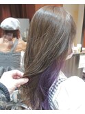 艶髪×インナーカラー×ラベンダーカラー