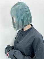 アルバム 渋谷パルコ(ALBUM)&nbsp;ペールグリーン_チェリーブラウンフェミニンロング_ba363151