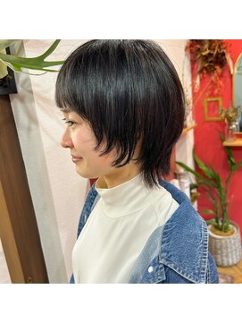 アイエン(aien) マッシュウルフ×ヘルシースタイル【梅田/中崎町】