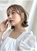 小顔ヘルシーレイヤースタイル透明感カラー【修】20代30代40代