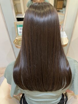 アンド ラ ブランシュ(&.La Blanche) 大宮/髪質改善/ヘッドスパ/アッシュブラウン/ロングヘア