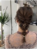 【eL 横浜】ヘアアレンジ 編みおろし◎YUKA