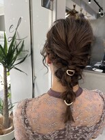 エル 横浜(eL) 【eL 横浜】ヘアアレンジ 編みおろし◎YUKA