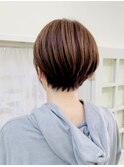 丸みショート_骨格補正ショート_大人かわいい