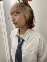 ゼスト パーク(ZEST PARK)&nbsp;ルーツカラー/艶髪/ハイトーン/ボブカット/レイヤーカット