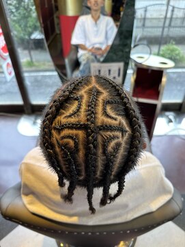 グリッツ (GLITZ) メンズ デザインコーンロウ