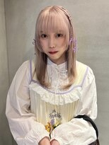 ペレ 梅田(PELE)&nbsp;前髪/アンブレラカラー/こなれミディ/イメチェン/ウェーブパーマ